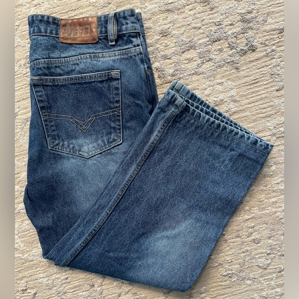 Diesel Industry - all cotton blue denim jeans Size 35W x 25L